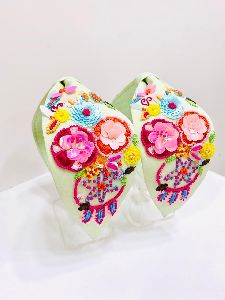 embroidery hair bands