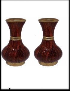 Wooden Vase Set