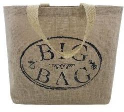 Laminated Jute Tote Bag with Web Handle