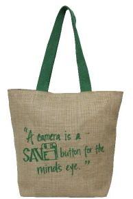 Non Laminated Jute Tote Bag With Inside Poly Lining