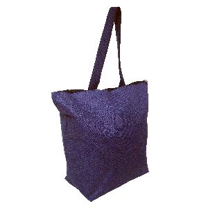 PP Laminated Jute Tote Bag With Zip Closure & Lining