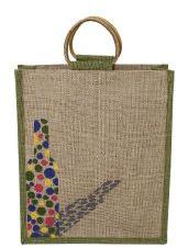 PP Laminated Three Bottle Jute Bag