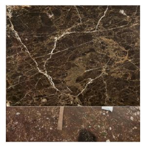 brown marble slabs