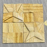 Teak Star Mosaic Tiles