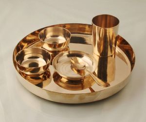 Brass Thali Set