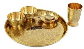 BRONZE THALI SET