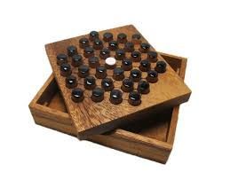 Wooden Solitaire Game