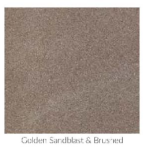 Golden Sandblast & Brushed Contemporary Sandstone and Limestone Paving Stone