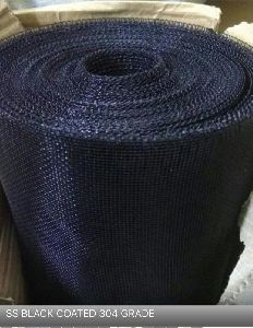 SS 304 Black Coated Wire Mesh