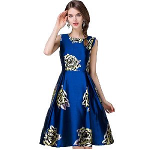 Eva Navy blue Dresses