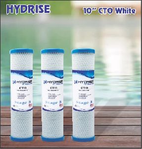Hydrise 10 Inch CTO White Filter Cartridge