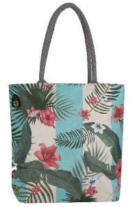 Canvas Tote Bag STB014- Tropical Flower