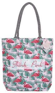 Canvas Tote Bag STB016- Think Pink