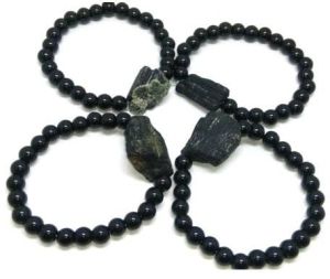 Black Tourmaline Agate Bracelet