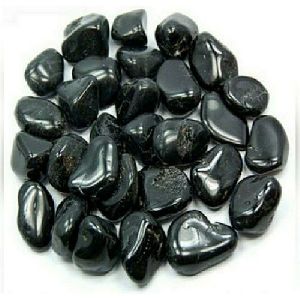 Black Tourmaline Tumbled Pebble Stone