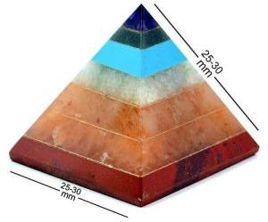 7 CHAKRA BONDED PYRAMID