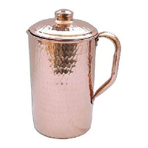 Hammered Steel Copper Jug