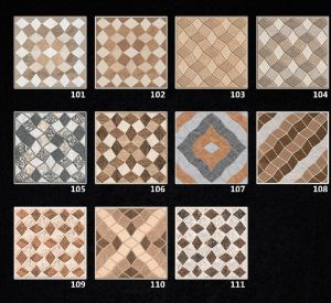 300x300 MM Punch Digital Vitrified Parking Tiles