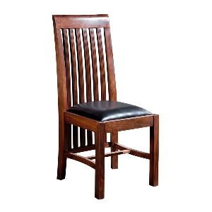 45cmx51cmx103cm Solid Acacia Wood and PVC Chair