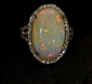 11.83 Carat Opal Ring