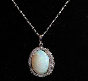 3.88 Carat Opal Pendant