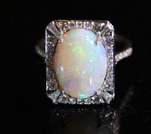 5.81 Carat Opal Ring