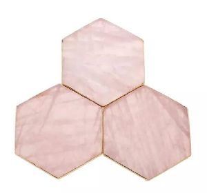 Pink Gemstone Coaster