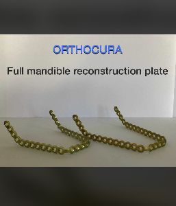 Full mandible reconstruction plate
