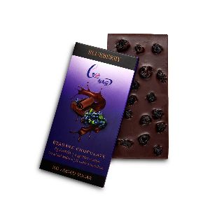 62% Blueberry Dark Chocolate - Sugar Free