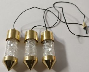 Crystal Clear Quartz Bottle Pendulums