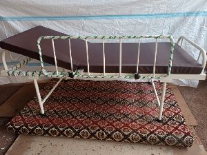 Semi Fowler Bed with Mattress and Side Railing