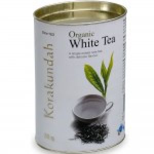 Korakundah Organic White Tea in Brass Tin 100g - New Pack