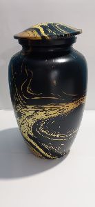 Black Mosaic Cremation Urn