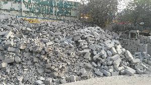 Broken AAC Block Rubble