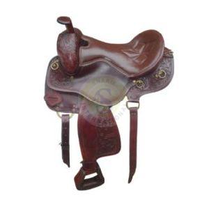 Article No. SI-1067 Leather Western Saddles