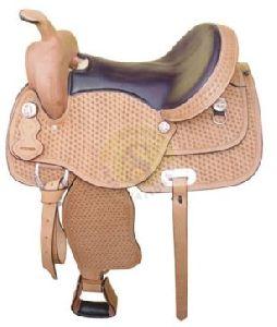 Article No. SI-1099 Leather Western Saddles