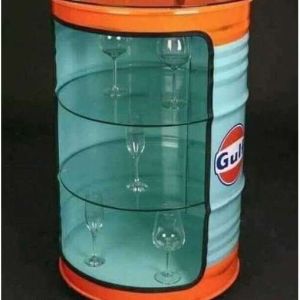 drum bar cabinet