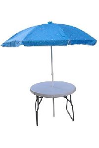 Round Table With Umbrella