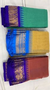 Gadwal Handloom Cotton Sarees