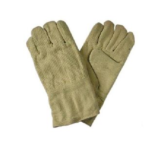 Green Heat Resistant Safety Gloves