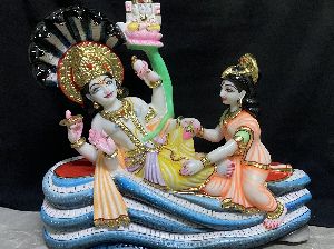 Marble Vishnu Laxmi Moorti