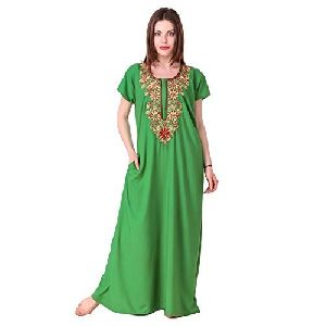 Cotton Embroidered Nighty