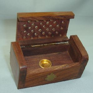 Item No.24462 Wooden Incense Stick/Cone Holder Box.