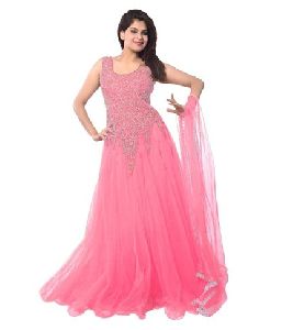 Net Party Wear Gown