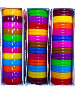Multicolour Plastic Bangles
