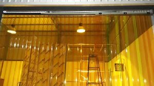 Amber Yellow PVC Curtain