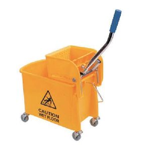 Single Bucket Wringer Trolley