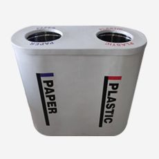 Stainless Steel Sticker Bin