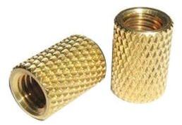 brass knurling insert