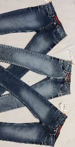 Branded copy cotton by cotton knitted denim jeans